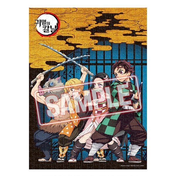 Demon Slayer - Tanjiro s Squad Jigsaw Puzzle Cheap - Image 2