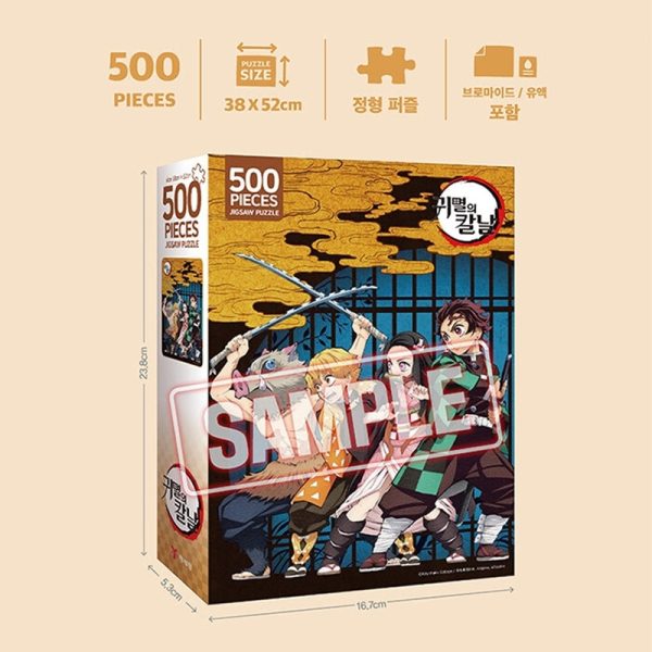 Demon Slayer - Tanjiro s Squad Jigsaw Puzzle Cheap - Image 3