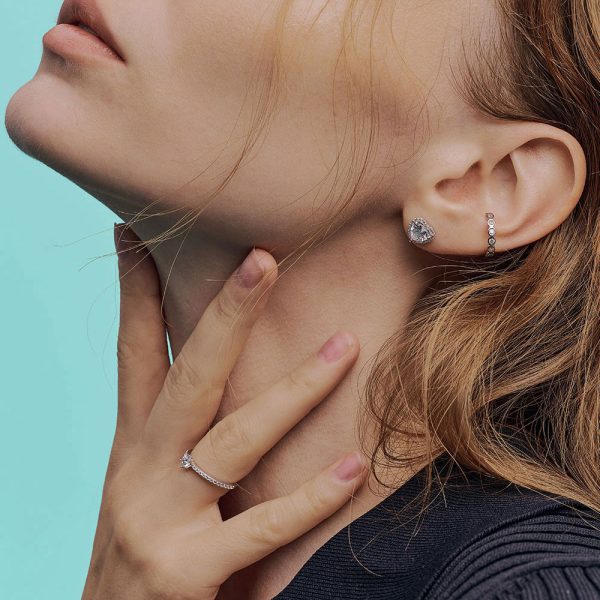 OST - Basic Simple Cubic Ear Cuff Hot on Sale - Image 2