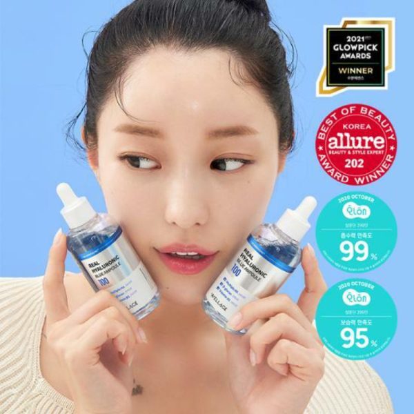 Wellage - Real Hyaluronic Blue 100 Ampoule Double Set For Cheap - Image 3