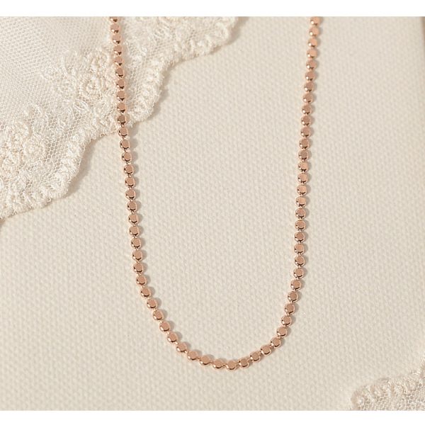 CLUE - Alli Long Neck Dot Layered Silver Necklace Fashion - Image 3