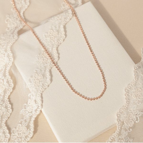 CLUE - Alli Long Neck Dot Layered Silver Necklace Fashion